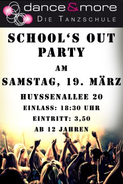 School's Out Party 19.03.2016